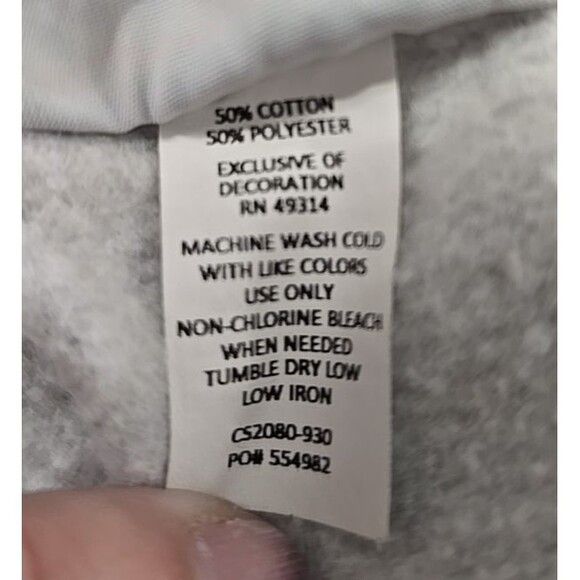 Champion Eco Fleece Harvard Gray Small Sweatshirt College Licensed Pockets Ivy - Picture 6 of 7